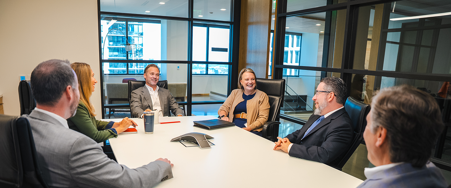 Meeting with coworkers