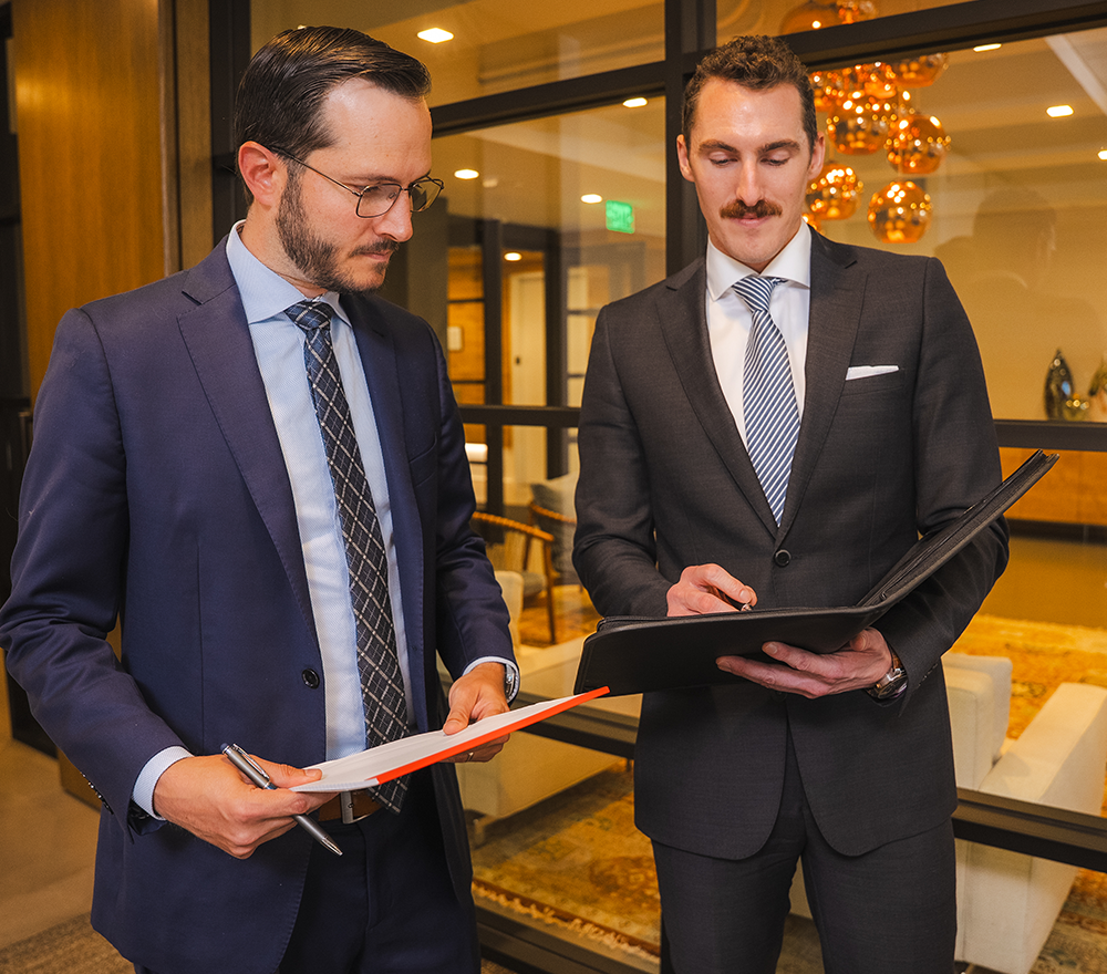 Coworkers working together